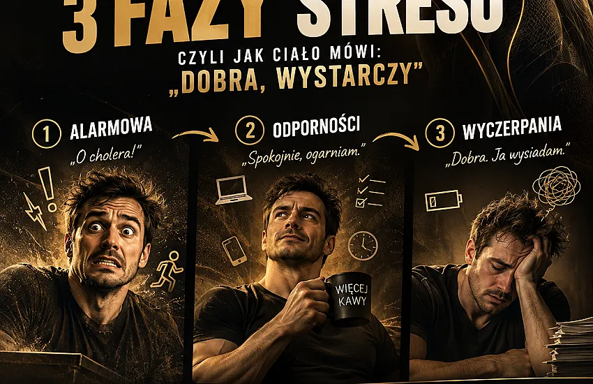 3 fazy stresu – czyli jak ciało mówi: „Dobra, wystarczy”